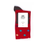 Dandy Street - shop online - accessori uomo calzini uomo cotone - calze da uomo con motivo a pois - Pois Strawberry