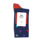 Dandy Street - shop online - accessori uomo calzini uomo cotone - calze da uomo in contone a pois - Pois Night