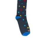 Dandy Street – shop online – accessori uomo calzini uomo cotone – calzini da uomo con motivo a pois – Pois Black