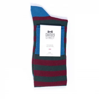 Dandy Street - shop online - accessori uomo calzini uomo cotone - calzini da uomo eleganti a righe College Universe