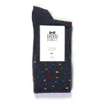 Dandy Street - shop online - accessori uomo calzini uomo cotone - calzini da uomo neri in cotone - Confetti Black