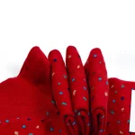 Dandy Street – shop online – accessori uomo calzini uomo cotone – calzino da uomo rosso in cotone – Confetti Strawberry